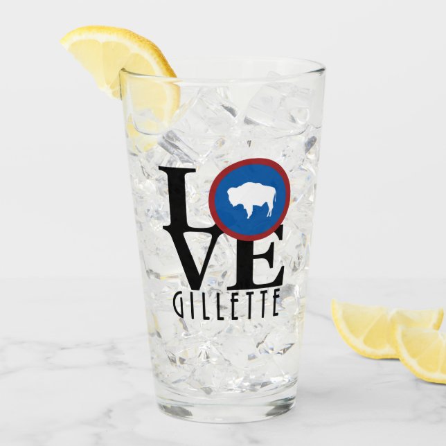 KÄRLEK Gillette Wyoming Glaskopp (Framsida Ice)