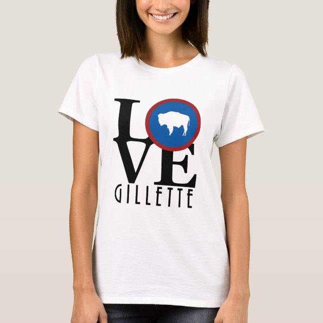 KÄRLEK Gillette Wyoming T Shirt (Framsida)