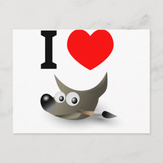 Kärlek GIMP? Visa det! Vykort