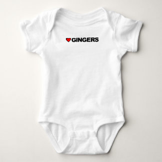 Kärlek Gingers Sticker T Shirt