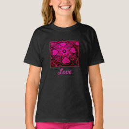 "Kärlek' Girls' T-shirt