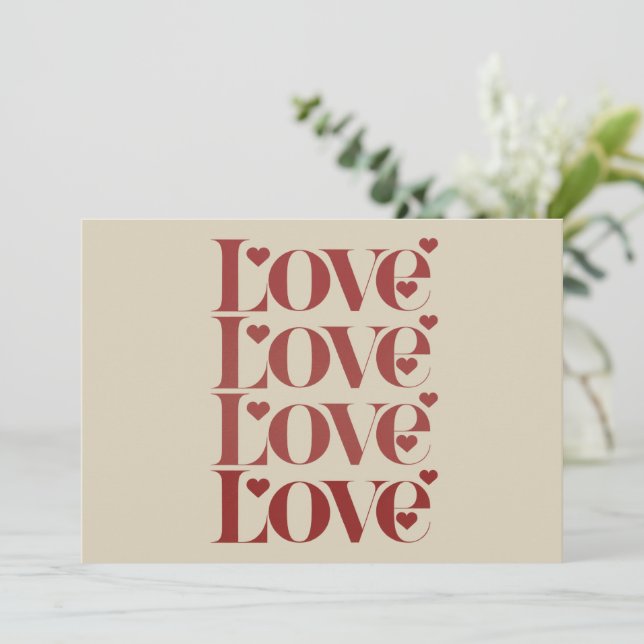 Kärlek Glad Alla hjärtans dag Alla hjärtans dag pa Tack Kort (Stående Fram)