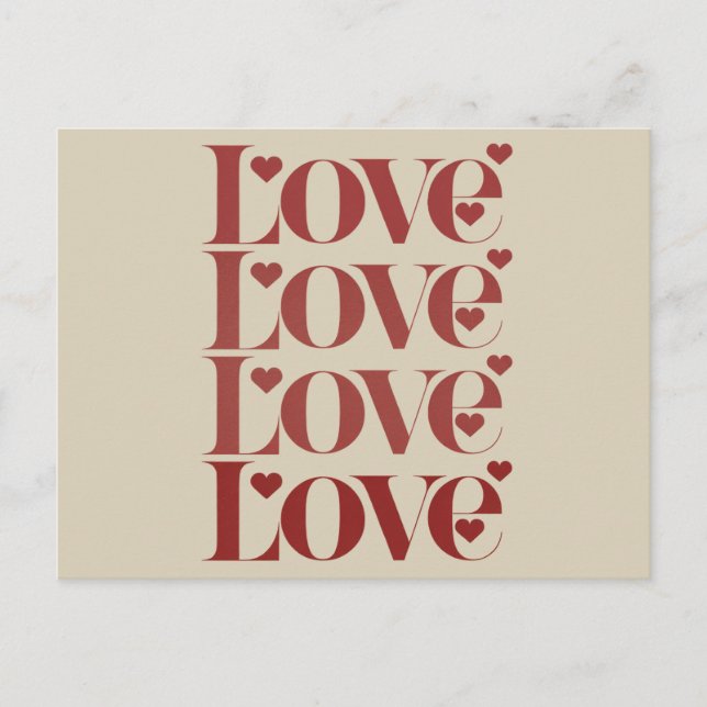 Kärlek Glad Alla hjärtans dag Alla hjärtans dag pa Vykort (Framsida)