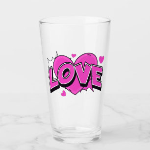 KÄRLEK Glas Kopp