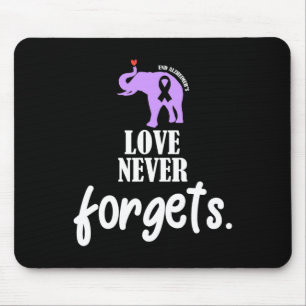 Kärlek glömmer aldrig Alzheimer Awareness Memories Musmatta