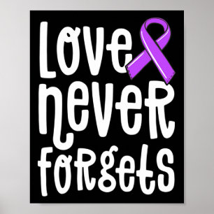 Kärlek glömmer aldrig minnen Matter Alzheimer End Poster