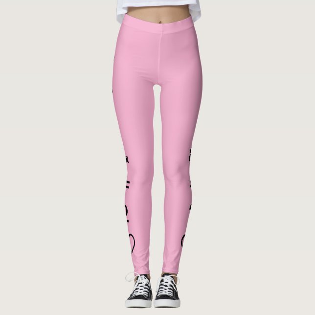 Kärlek Glyph Leggings (Framsida)