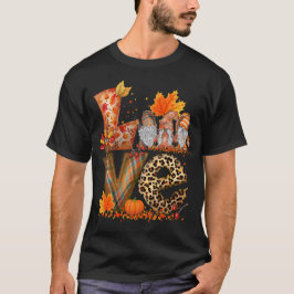 KÄRLEK Gnome Fall Pumpkin Thanksgiving T Shirt