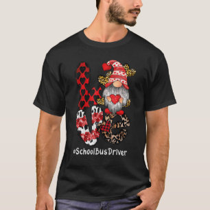 Kärlek Gnome Hjärtans dag i Buss T Shirt
