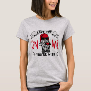 Kärlek, Gnome med mig Womens T Shirt