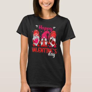 Kärlek Gnome Squad Lycklig Valentine Gnome T Shirt