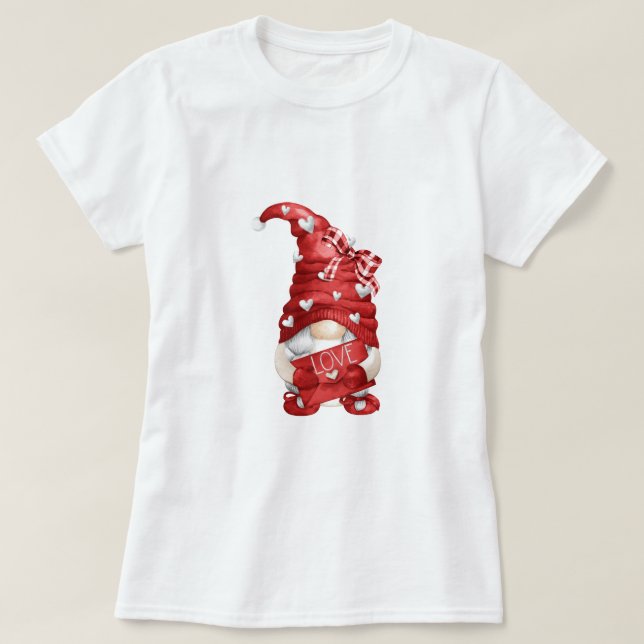 Kärlek Gnome T-Shirt (Design framsida)