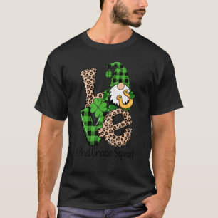 Kärlek Gnome Teacher Squad Lycklig Alla hjärtans d T Shirt
