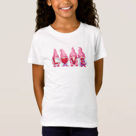Kärlek Gnomes Alla hjärtans dag T Shirt
