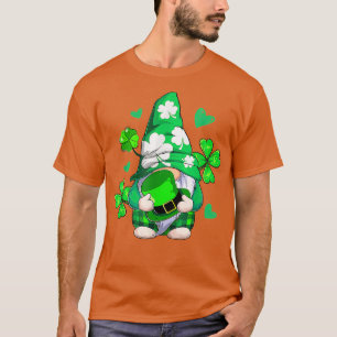 Kärlek Gnomes Irish Shamrock St patrick's day Fyra T Shirt