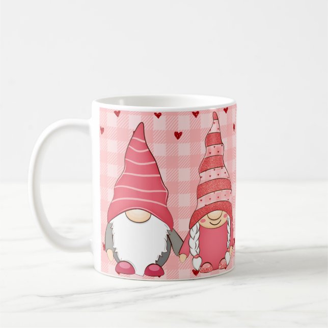Kärlek Gnomes Kaffemugg (Vänster)
