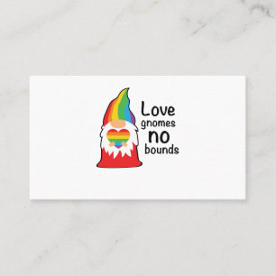 Kärlek Gnomes no bund hbt proud Visitkort