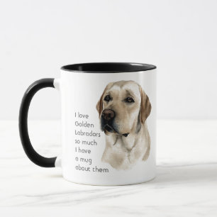 Kärlek Golden Labradors så mycket citattecken som Mugg