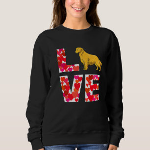 Kärlek Golden Retriever Hund för befälhavare och k T Shirt