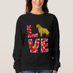 Kärlek Golden Retriever Hund för befälhavare och k T Shirt