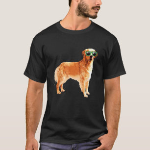 Kärlek Golden Retriever Hund Pet Owner Retro Cute T Shirt