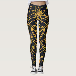 Kärlek Golden Thread Leggings
