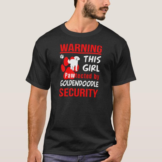 kärlek Goldendoodle Funny Gift T Shirt (Framsida)