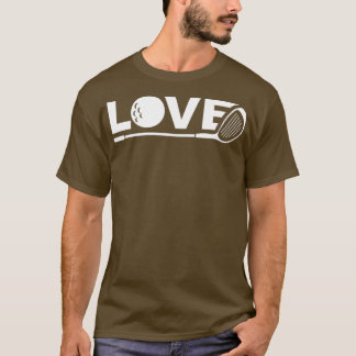Kärlek Golf Boll T Shirt
