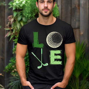 Kärlek golf t shirt