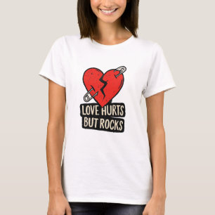 Kärlek Gör Ont Men Rockar – Rockstil Med Brutna Hj T Shirt