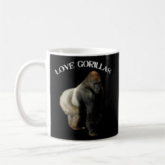 Kärlek Gorillas Zoo Silver-Back Gorilla Kaffemugg