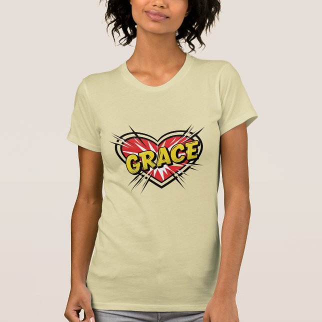 Kärlek Grace T Shirt (Framsida)