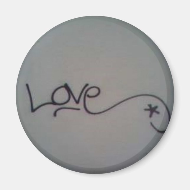 Kärlek Graffiti Magnet (Framsidan)