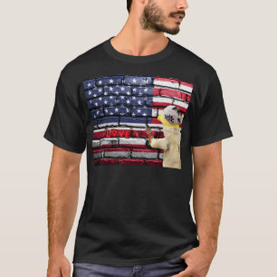 Kärlek graffiti väggkonst. T-Shirt