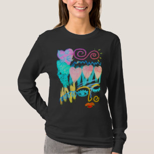 Kärlek Graffitti Abstrakt Art till Bära T Shirt