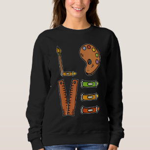 Kärlek Grafik Måleri Målare Måla Konstverk Konstnä T Shirt