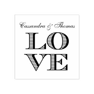 KÄRLEK-grafiktext Stämpel