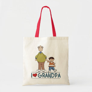 Kärlek Grandpa 2 Tote Tygkasse