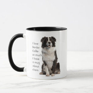 Kärlek Gräns Collie så mycket citat som står Mugg
