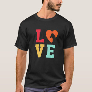 Kärlek Graphic Horse Lover Equestrian Rider Horses T Shirt
