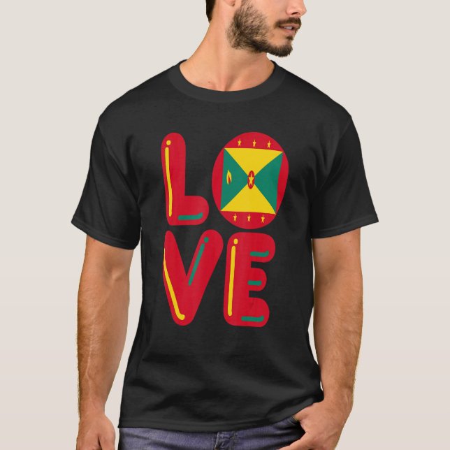 KÄRLEK Grenada T Shirt (Framsida)