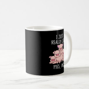 Kärlek Gris Gift Women Gris ger Swine Cute Gris Kaffemugg