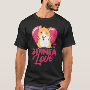 Kärlek Gris Graphic Guinea-Gris Ägare Fettburkdjur T Shirt