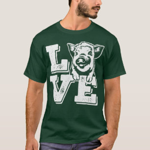 Kärlek Grisar - jag Kärlek Mitt bidrag till Mamma T Shirt
