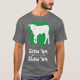 Kärlek Growing Calf, visar boskapsuppfödningskostu T Shirt