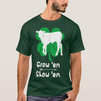 Kärlek Growing Calf, visar boskapsuppfödningskostu T Shirt