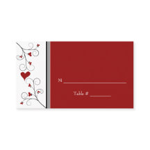 Kärlek Grows | Red Hearts Valentine Bröllop