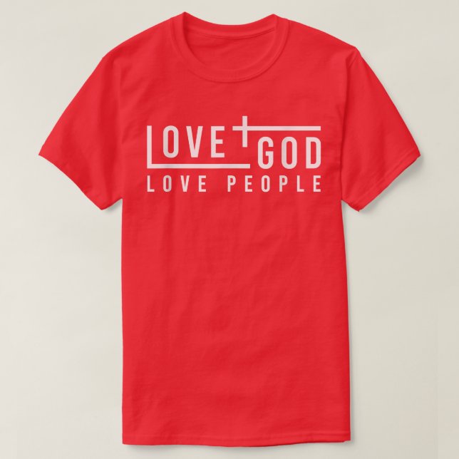 Kärlek Gud Kärlek People T-Shirt (Design framsida)