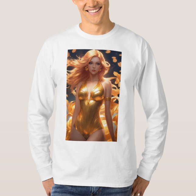Kärlek gudinna: Porträtt i Aphrodite T Shirt (Framsida)
