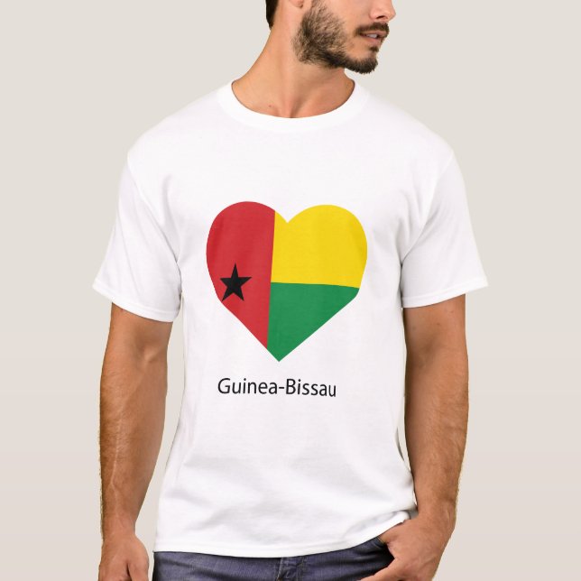 Kärlek Guinea-Bissau T Shirt (Framsida)